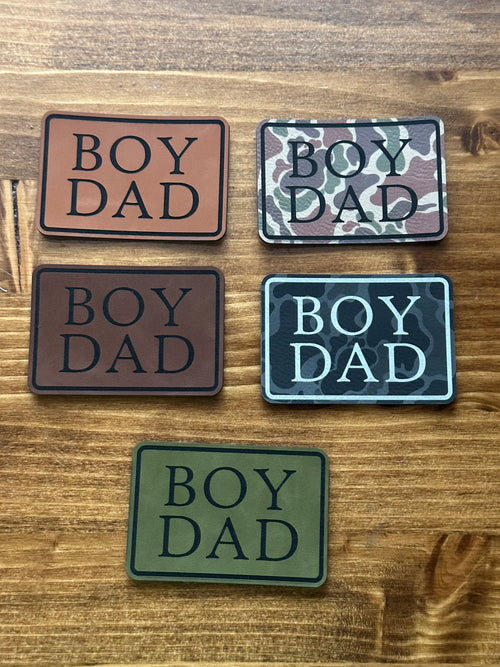 BOY DAD Leather Patch Hat